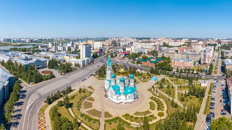 Aeroflot Airlines Omsk Office in Russia