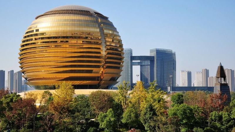 Chongqing Airlines Qianjiang Office in China